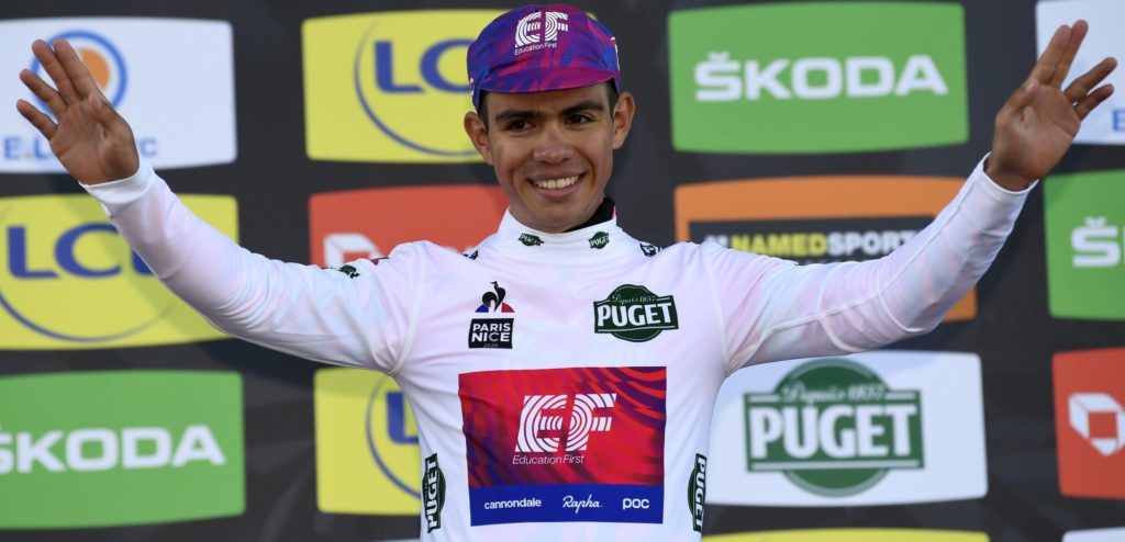 Sergio Higuita eindigt als derde in Parijs-Nice: “Met dank aan de ploeg”
