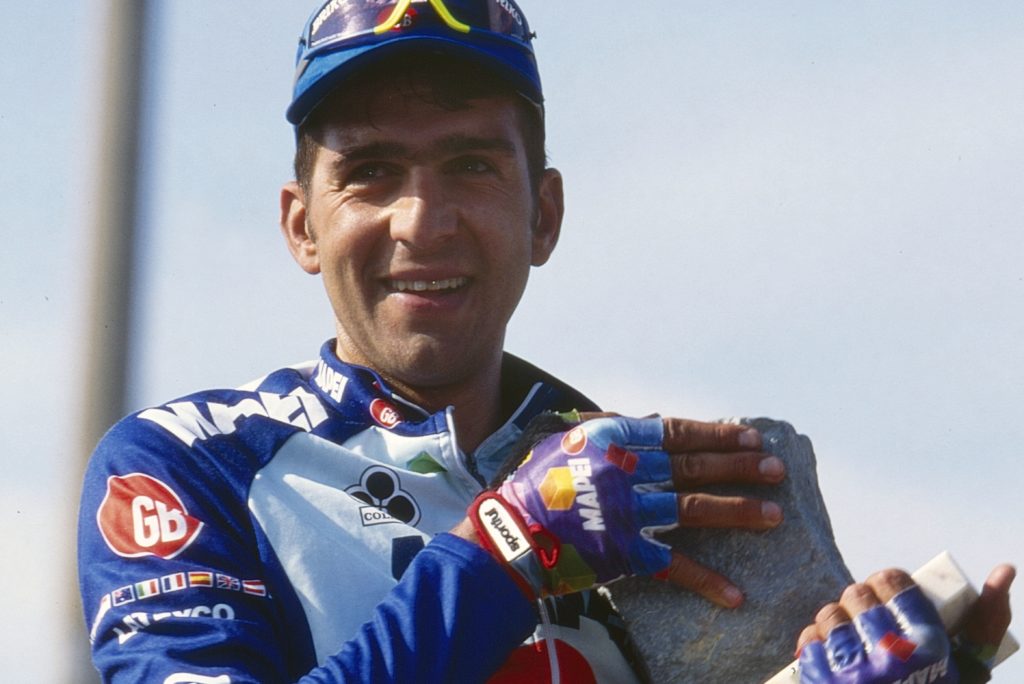 Franco Ballerini wint Parijs Roubaix 1995