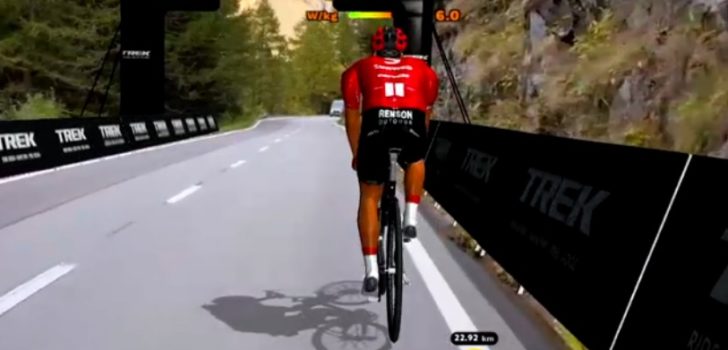 Nicolas Roche wint bergrit in virtuele Ronde van Zwitserland, Latour gediskwalificeerd