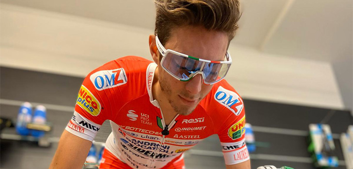 Androni Giocatolli-Sidermec wint tweede rit Virtuele Giro d'Italia,