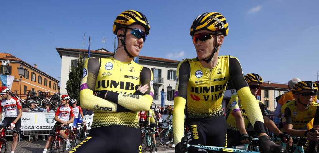 Kruijswijk en Gesink loodsen Jumbo-Visma naar etappewinst in virtuele Giro d’Italia