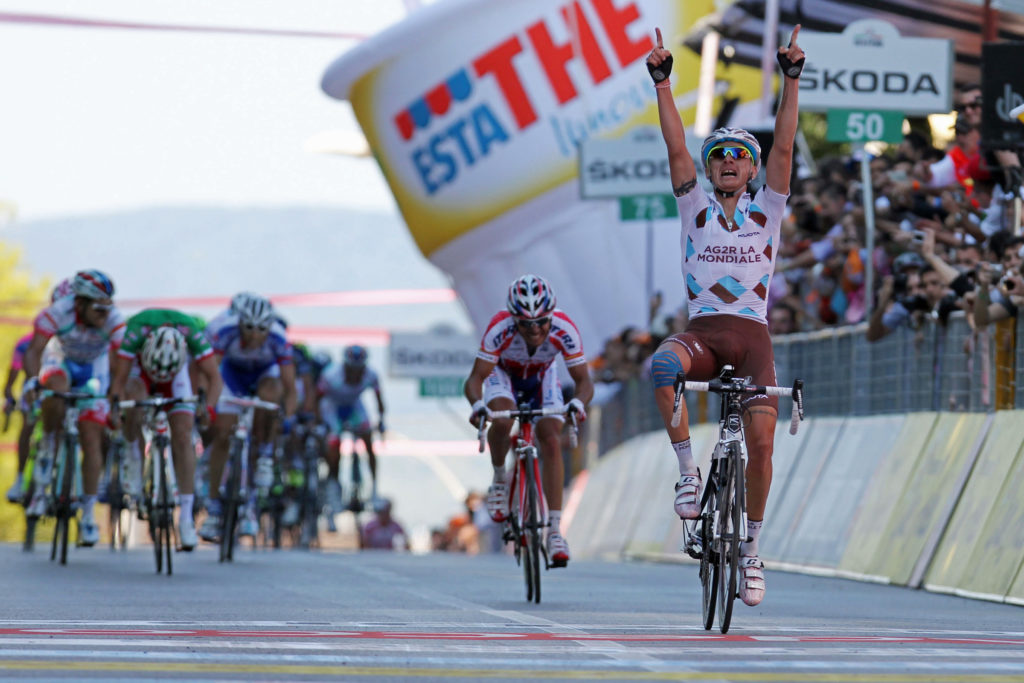 John Gadret wint een etappe in de Giro 2011