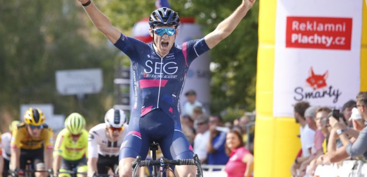 Jordi Meeus klopt Tim Merlier in Czech Cycling Tour