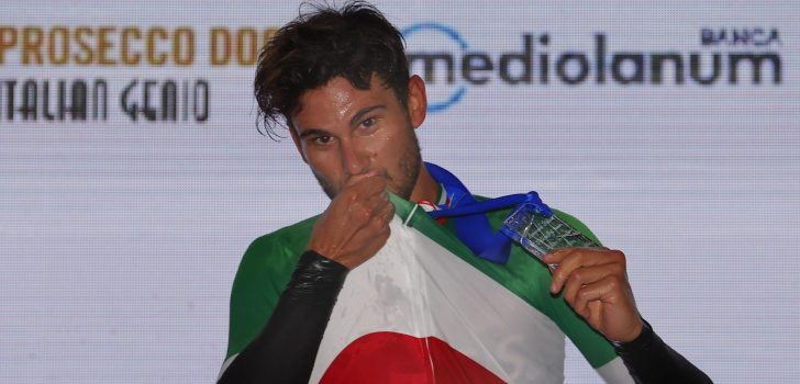 Filippo Ganna nog een jaar Italiaans kampioen tijdrijden
