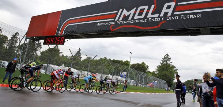 Ingekort WK wielrennen vindt plaats op en rond F1-Circuit van Imola