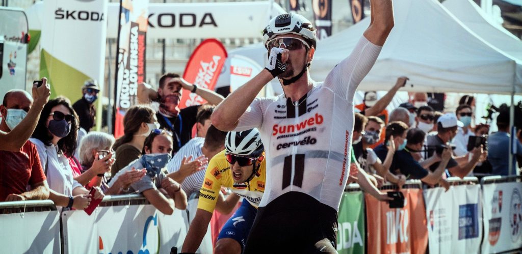 Nico Denz zegeviert namens Team Sunweb in Ronde van Slowakije