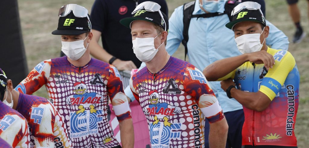 Giro 2020: Lawson Craddock stopt om bij geboorte van zijn kind te zijn