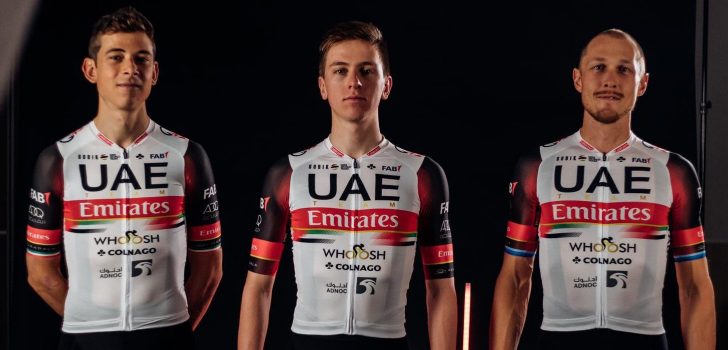 UAE Emirates op ploegstage naar Verenigde Arabische Emiraten