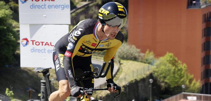 Primoz Roglic verkent tijdritten Tour de France
