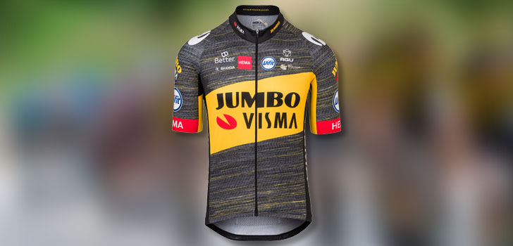 Jumbo-Visma rijdt deze zomer in dit shirt de Tour de France