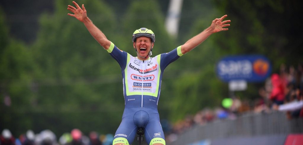 Giro 2021: Taco van der Hoorn stunt in Canale met ritwinst uit vroege vlucht