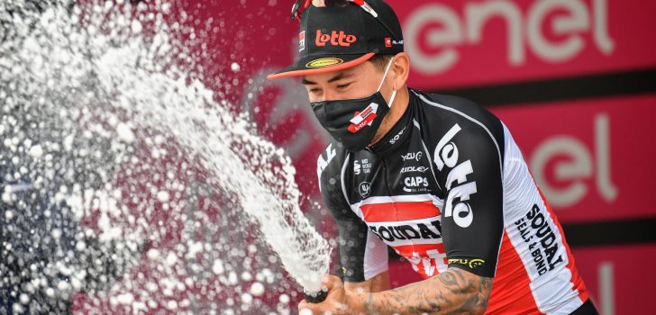 Giro 2021: Kniepijn dwingt Caleb Ewan tot opgave