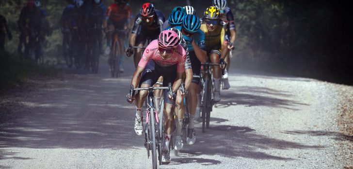 Giro 2021: Dit zijn de verschillen tussen de favorieten na de Strade Bianche-etappe