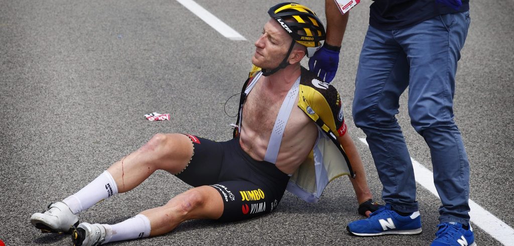 Giro 2021: Jos van Emden houdt gebroken ribben en longkneuzing over aan val