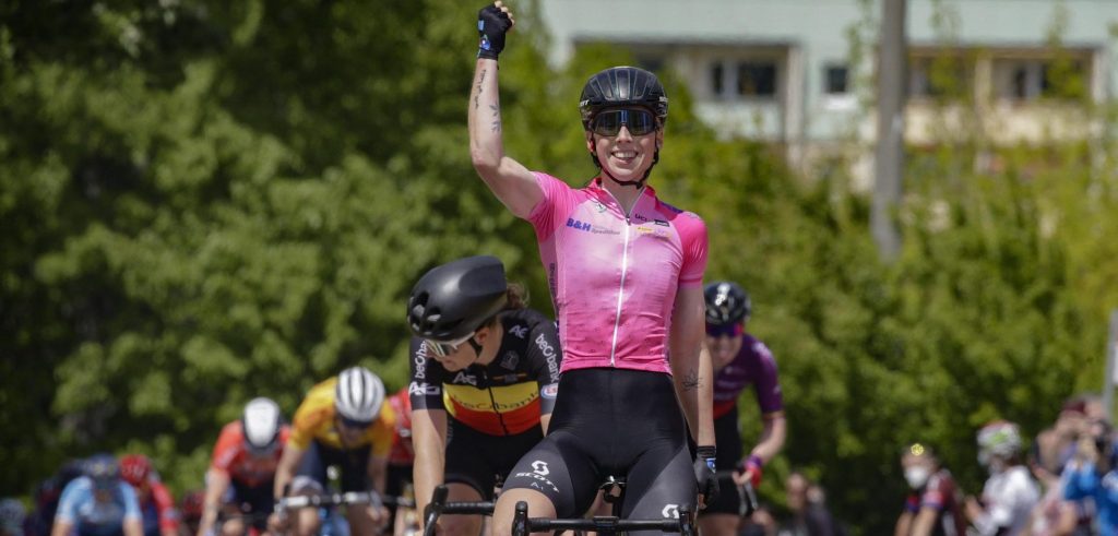 Wiebes wint slotetappe Thüringen Ladies Tour, Brand eindwinnares