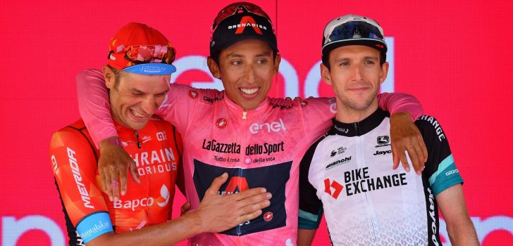 Damiano Caruso tweede in Giro: “Genoten van de tijdrit”