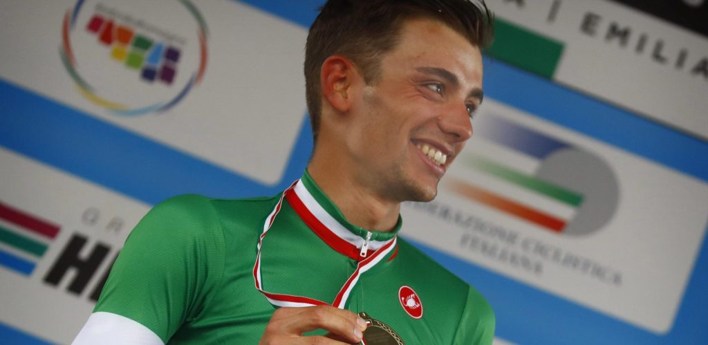 Matteo Sobrero verrassend Italiaans kampioen tijdrijden, Ganna vierde