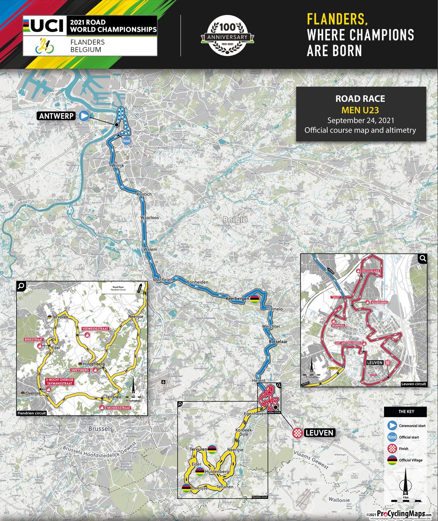Preview Worlds U23 Road Race 2021