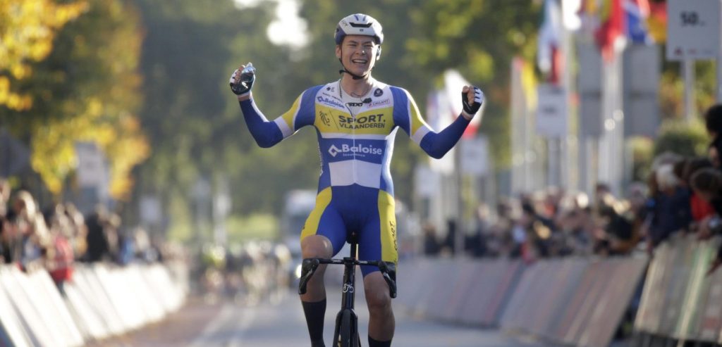 Vroege vluchter Rune Herregodts wint Ronde van Drenthe, Dylan Groenewegen derde