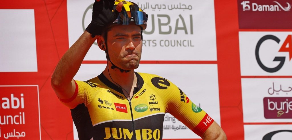 Tom Dumoulin verliest vijf minuten in bergrit UAE Tour: “Behoorlijke domper”
