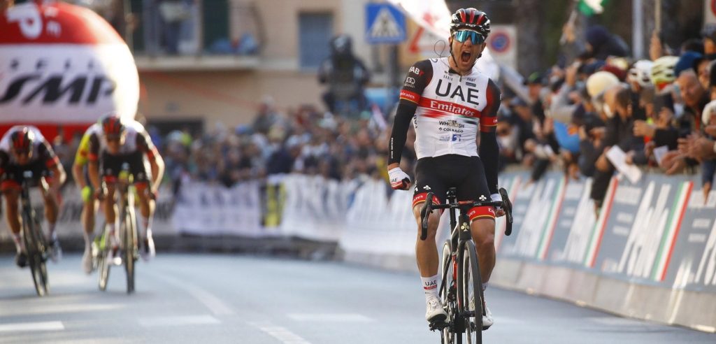 Jan Polanc profiteert van overtal in Trofeo Laigueglia, volledig podium UAE Emirates