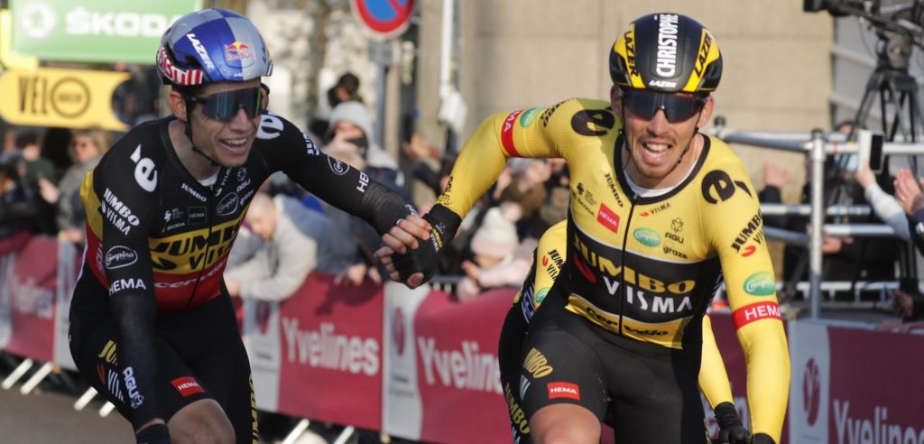 Wout van Aert geniet van ploegaanval Jumbo-Visma: “Dat was een straf nummer”