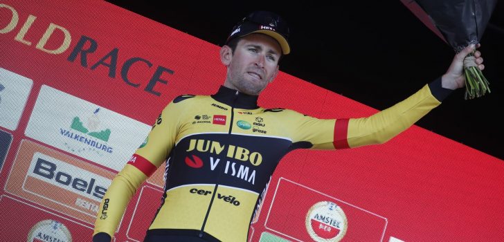 Tiesj Benoot op podium Amstel Gold Race: “Derde was het hoogst haalbare”