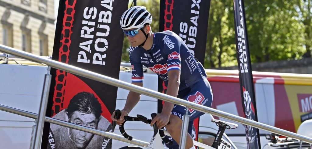 Mathieu van der Poel voor start Parijs-Roubaix: “Ik ben zeker nog hongerig”