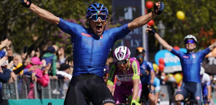 Matteo Malucelli snelt naar de zege in openingsrit Giro di Sicilia