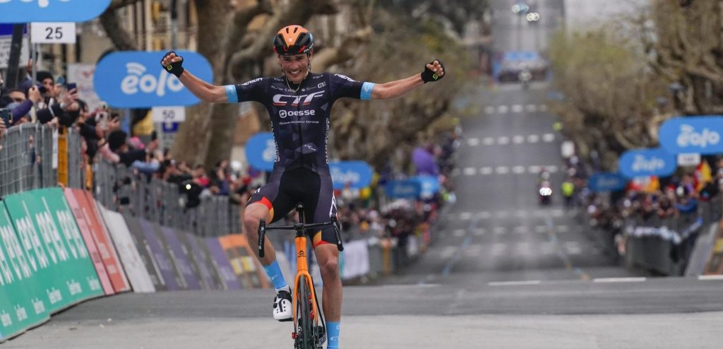 Vroege vluchter Fran Miholjevic soleert naar zege in Giro di Sicilia
