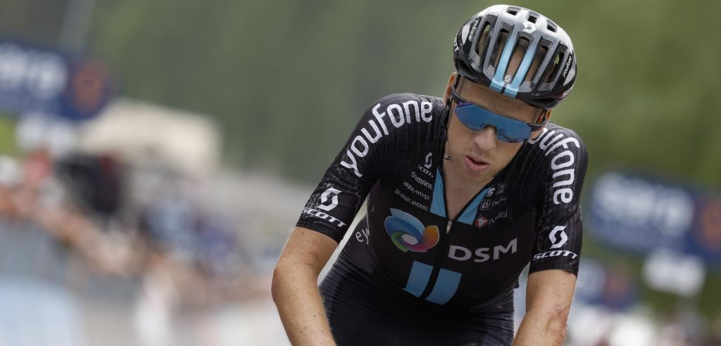 Giro 2023: Ook Martijn Tusveld kreeg te maken met aanrijding op training