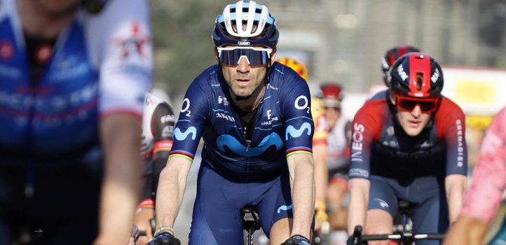 Alejandro Valverde geeft terrein prijs in ‘gevaarlijke’ tijdrit: “Ik wilde niet vallen”