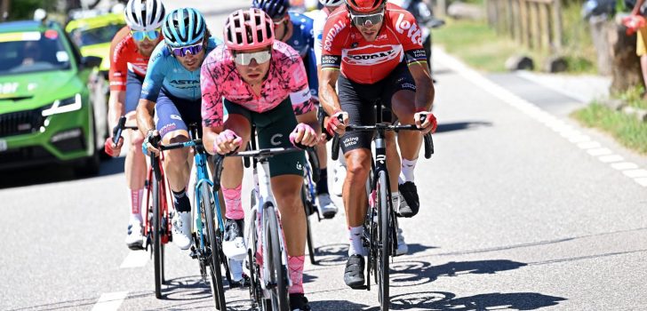 Vier renners van EF-EasyPost testen positief op corona in Ronde van Zwitserland