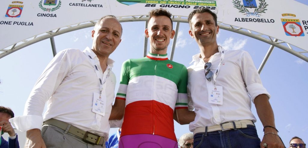 Italiaans kampioen Filippo Zana op weg naar BikeExchange-Jayco