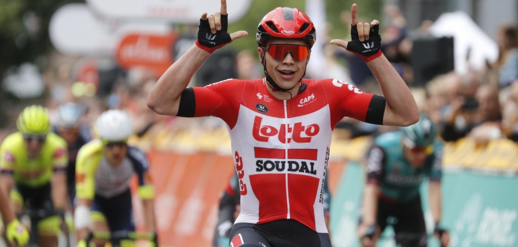 Seizoensrevelatie Arnaud De Lie is ook de snelste in Ronde van Limburg