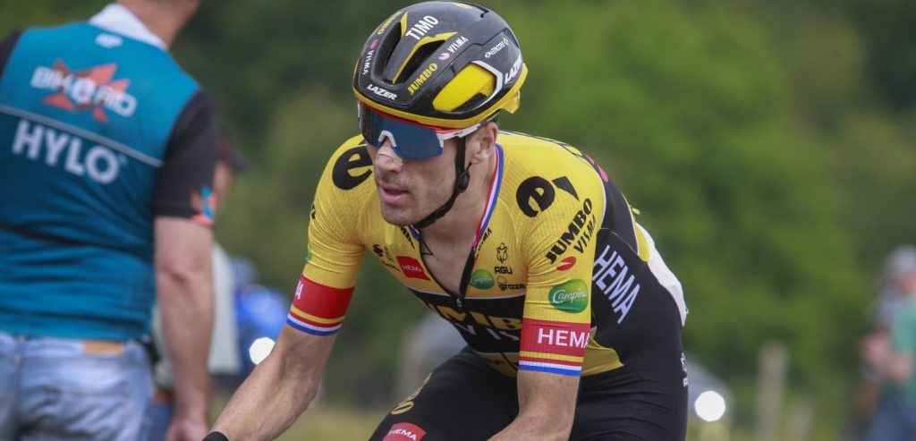Jumbo-Visma op 1-2-3 in tweede rit Vuelta a Burgos na bizarre crash David Dekker in sprint