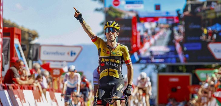 Vuelta 2022: Primoz Roglic slaat dubbelslag in Laguardia, Remco Evenepoel achtste