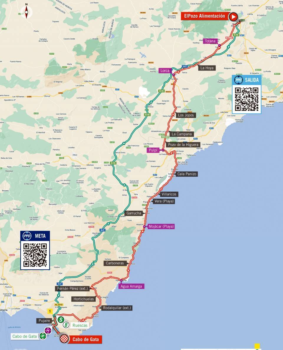Route Stage 11 Vuelta a Espana 2022
