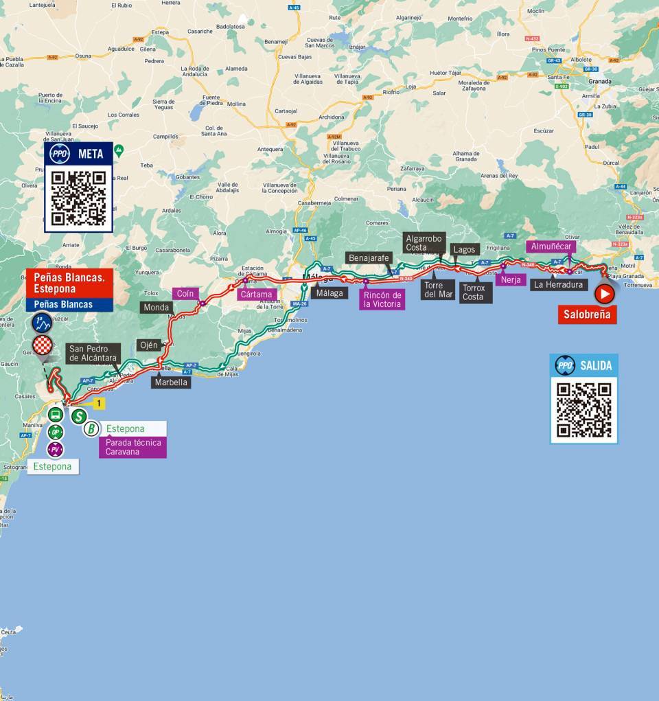 Route Stage 12 Vuelta a Espana 2022