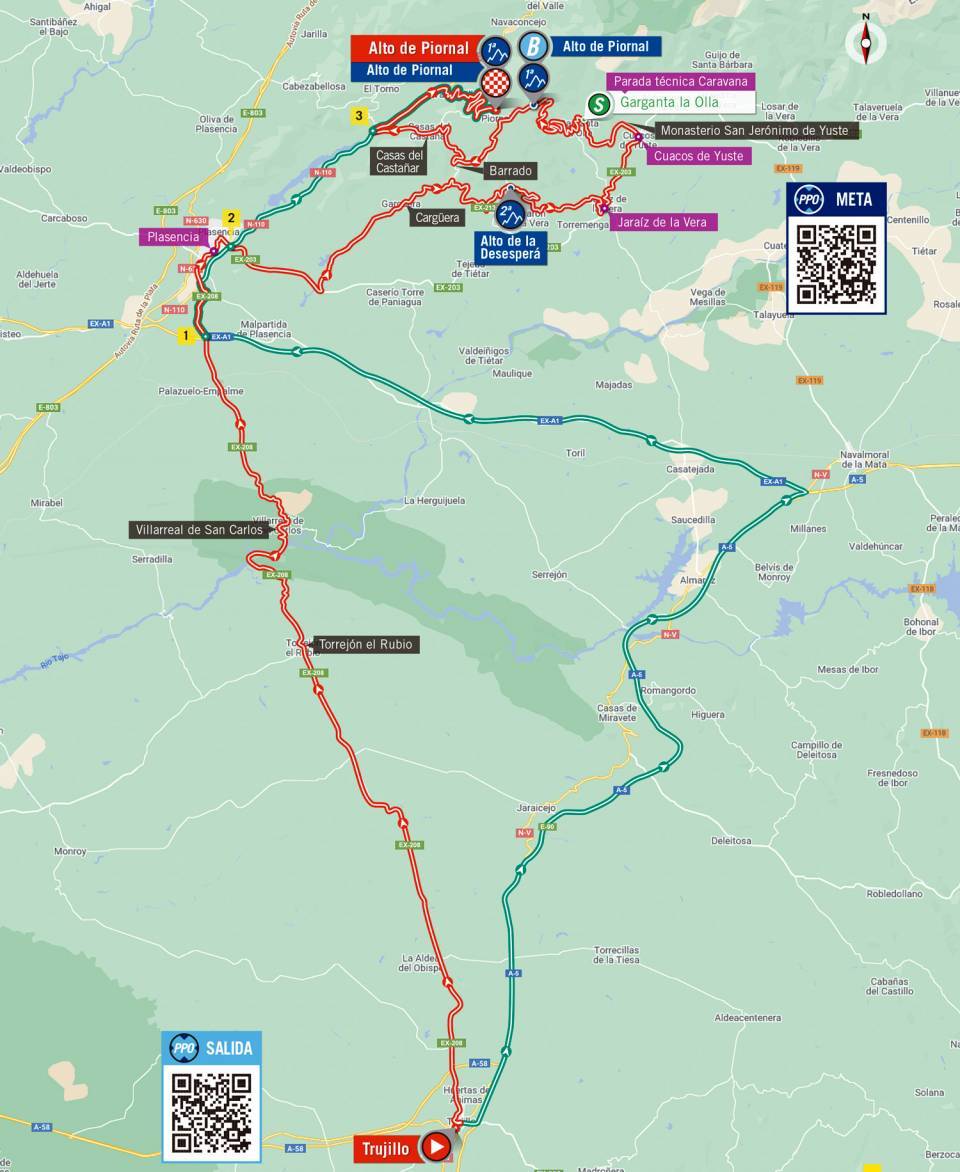 Route Stage 18 Vuelta a Espana 2022