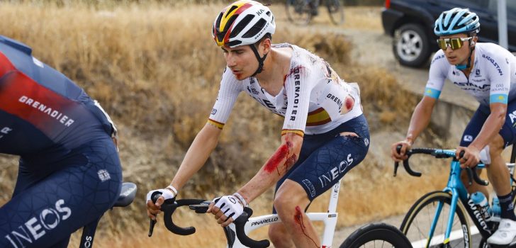 Vuelta 2022: Toptalent Carlos Rodríguez flink gehavend na valpartij