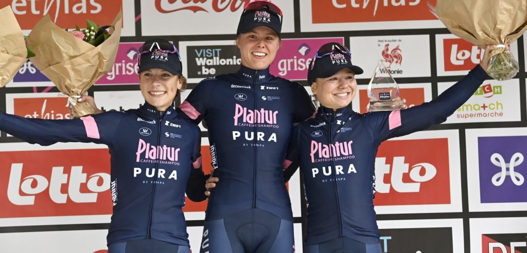 Julie De Wilde wint GP de Wallonie, volledig podium voor Plantur-Pura