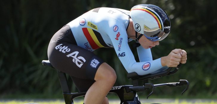 Lotte Kopecky 9e in WK-tijdrit: “Gevoel op de fiets was goed”