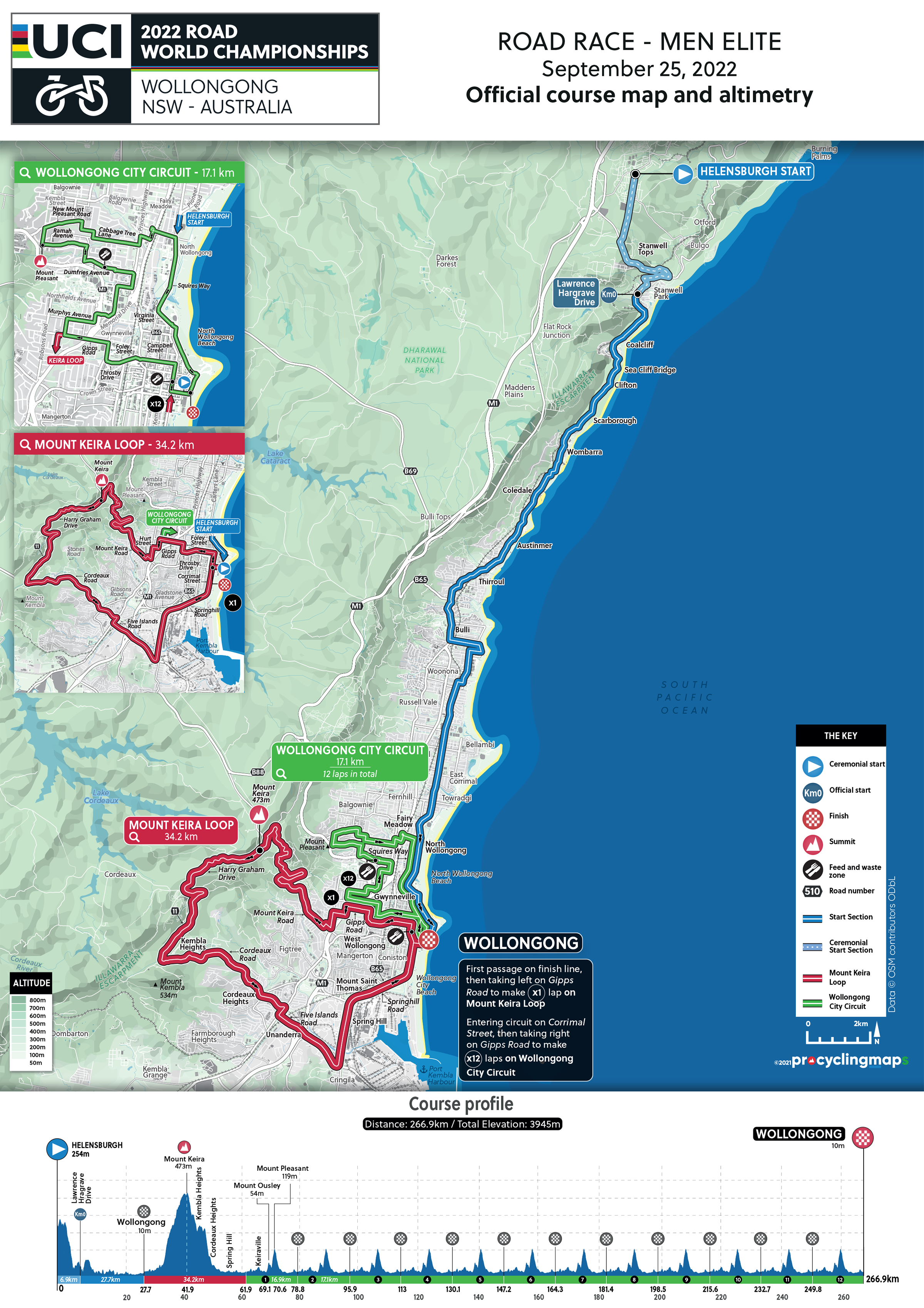 2022 UCI world road cycling championships routes revealed - VeloNews.com