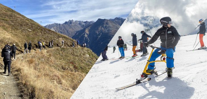 BORA-hansgrohe prepareert skipistes in Sölden voor Wereldbeker skiën