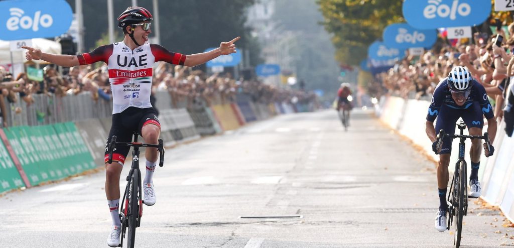 Tadej Pogacar klopt Enric Mas en volgt zichzelf op in de Ronde van Lombardije