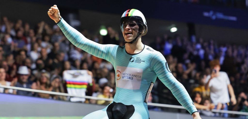 Harrie Lavreysen behoudt in Parijs leiding in UCI Track Champions League
