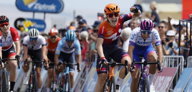 Daria Pikulik sprint naar zege in eerste etappe Tour Down Under