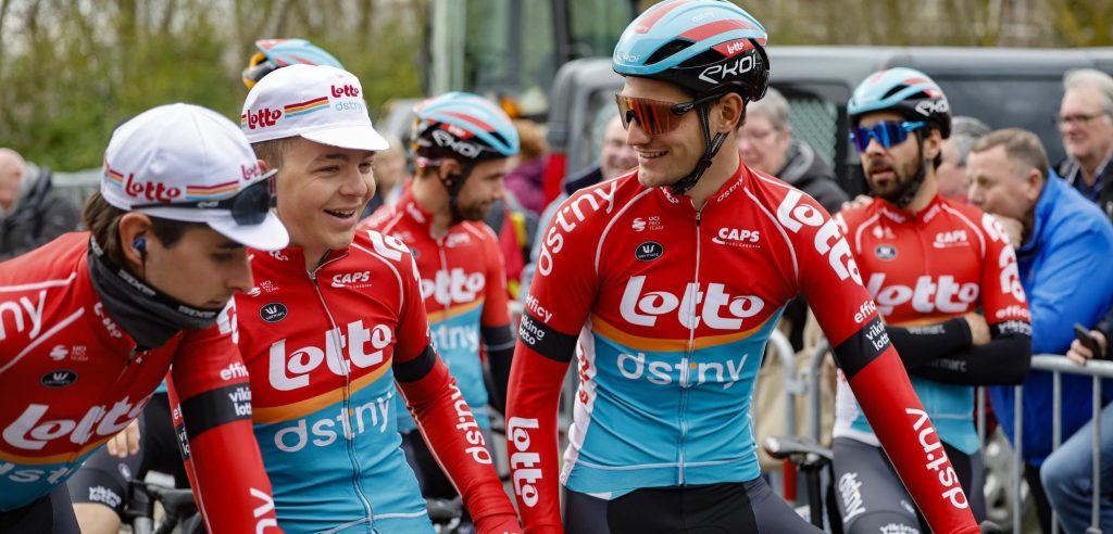 Lotto Dstny zonder zieke Cedric Beullens in Ronde van Vlaanderen