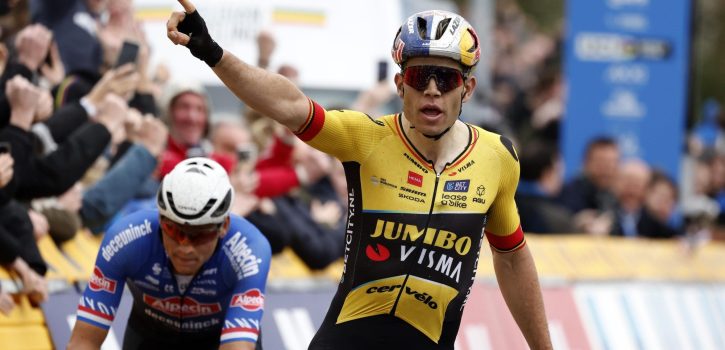 Wout van Aert is klaar voor de Ronde van Vlaanderen: “Ook al was ik de sterkste niet, ik heb gewonnen”